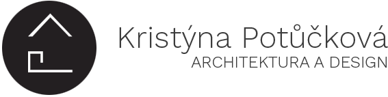 Logo Ing. arch. Kristýny Potůčkové.